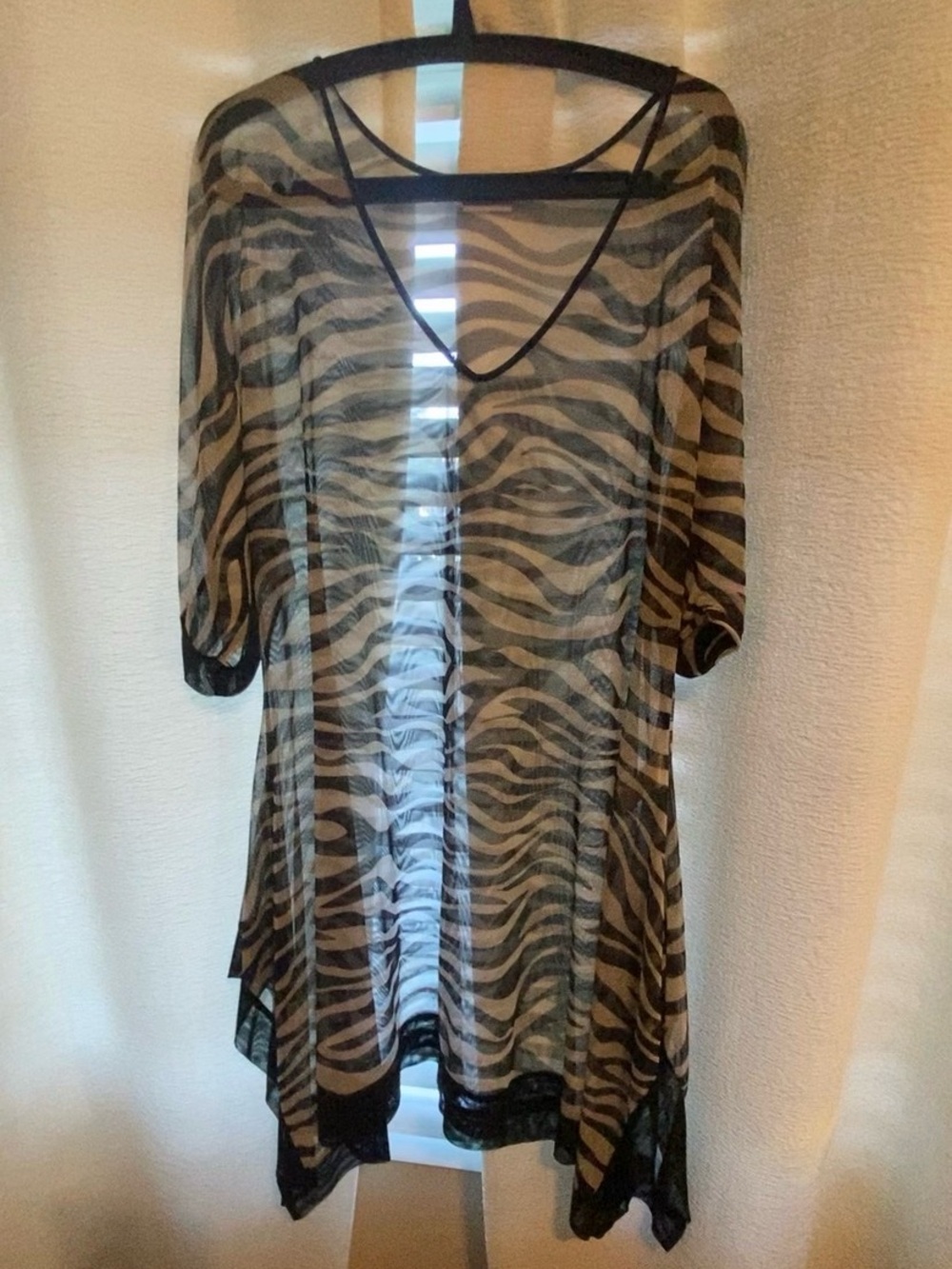 Black and white beach dress